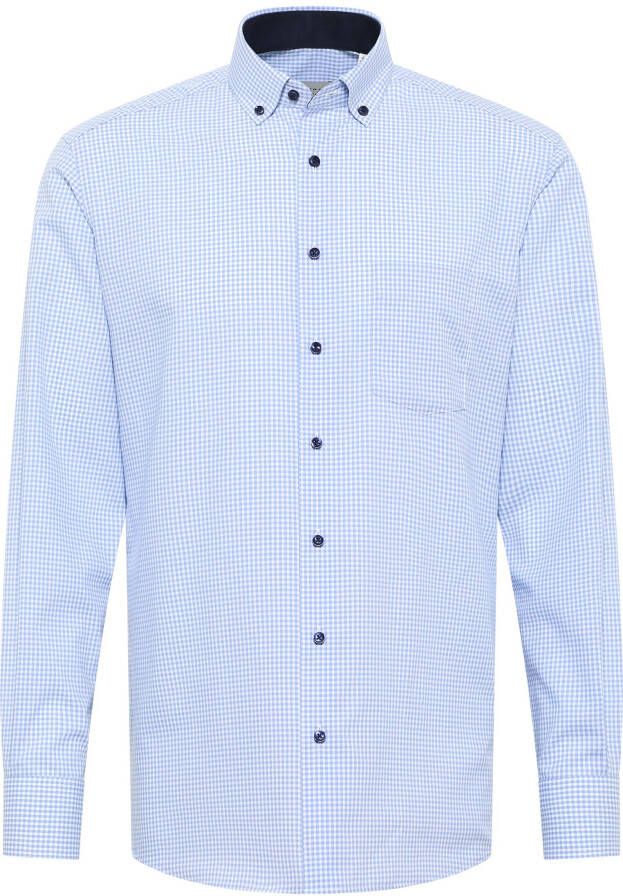 Eterna Overhemd met lange mouwen MODERN FIT NON IRON (strijkvrij)