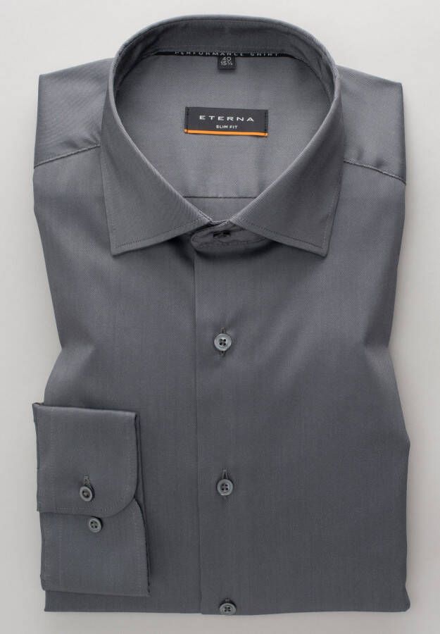 Eterna Overhemd met lange mouwen Slim fit EASY IRON (gemakkelijk te strijken)