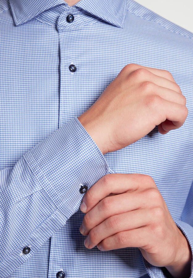 Eterna Overhemd met lange mouwen Slim fit EASY IRON (gemakkelijk te strijken)
