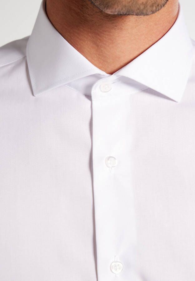 Eterna business overhemd strijkvrij Slim Fit slim fit wit effen katoen - Foto 7