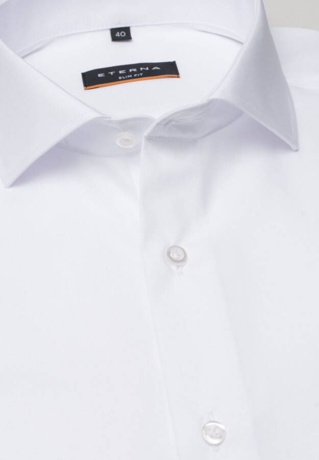 Eterna business overhemd strijkvrij Slim Fit slim fit wit effen katoen - Foto 9