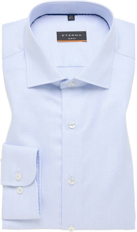 Eterna Overhemd met lange mouwen Slim fit NON IRON (strijkvrij)