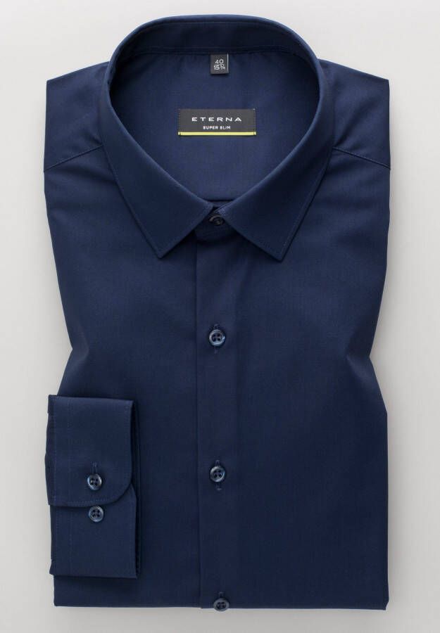 Eterna Overhemd met lange mouwen SUPER SLIM NON IRON (strijkvrij)