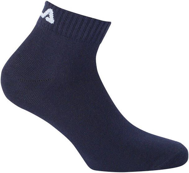 Fila Korte sokken met geborduurd logo (3 paar)