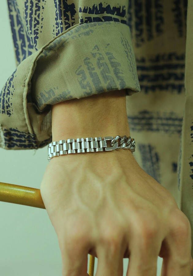 Firetti Edelstalen armband met zirkoon (synthetisch)