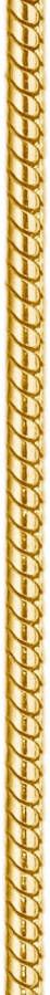 Firetti Edelstalen ketting Met slangenkettingschakels 1 5 mm breed goudkleur