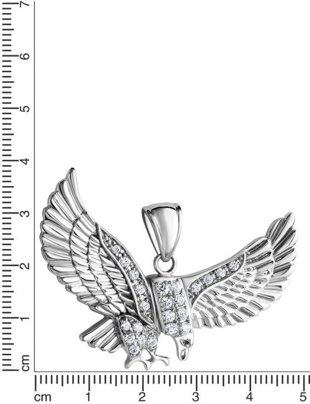Firetti Kettinghanger Sieraad cadeau zilverkleur 925 halssieraad hanger adelaar