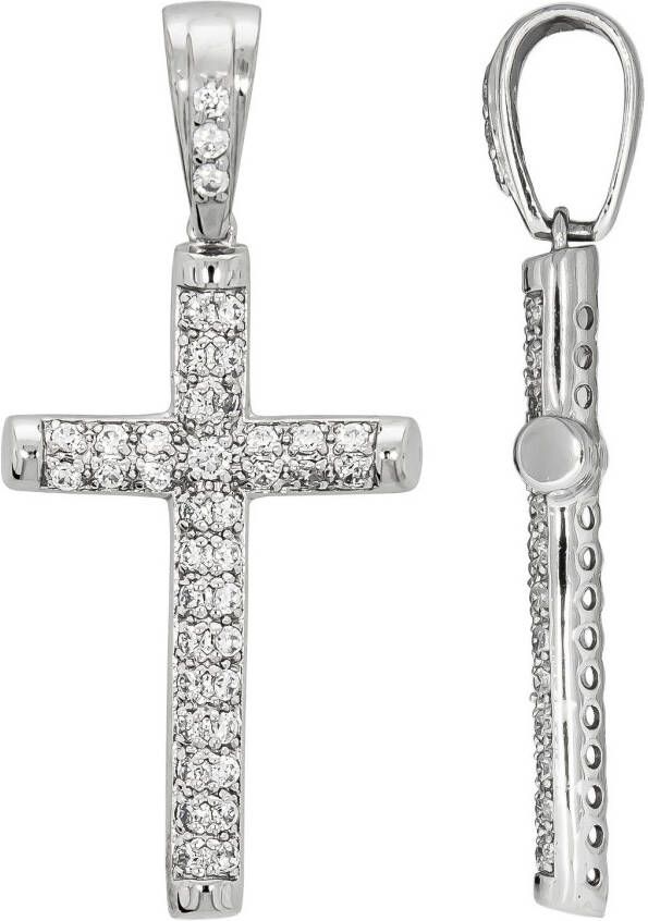 Firetti Kettinghanger Sieraad cadeau zilverkleur 925 halssieraad hanger kruis