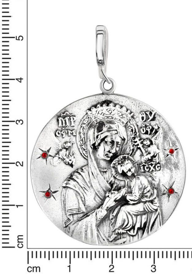 Firetti Kettinghanger Sieraad cadeau zilverkleur 925 halssieraad hanger Madonna
