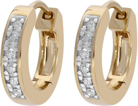 Firetti Oorringen Sieraad cadeau Goud 585 huggie