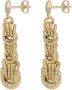 Firetti Oorstekers Sieraad cadeau Goud 585 oorbellen koningsketting - Thumbnail 3