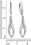 Firetti Paar oorhangers Sieraad cadeau zilver 925 oorbellen patentbeugel druppel - Thumbnail 2