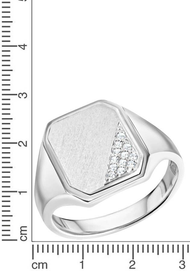 Firetti Ring Sieraad cadeau zilver 925 herenring zilveren ring zegelring