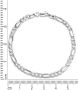 Firetti Armband Sieraad cadeau zilverkleur 925 armbanden armbandketting figaroketting - Thumbnail 2