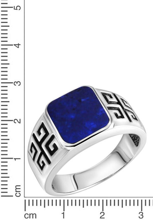 Firetti Ring met lapis lazuli of agaat