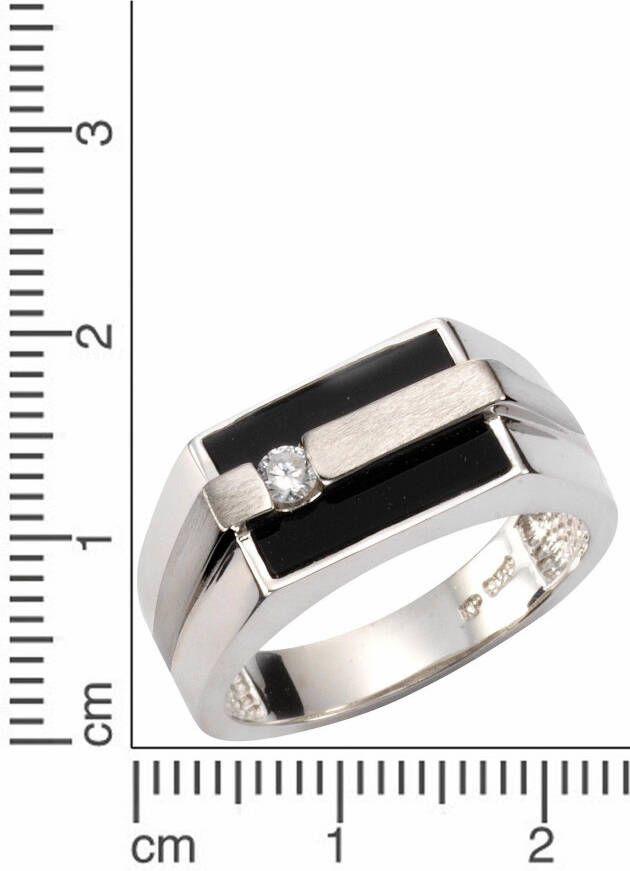 Firetti Ring Sieraad cadeau zilver 925 zilveren ring ringkop vierkant