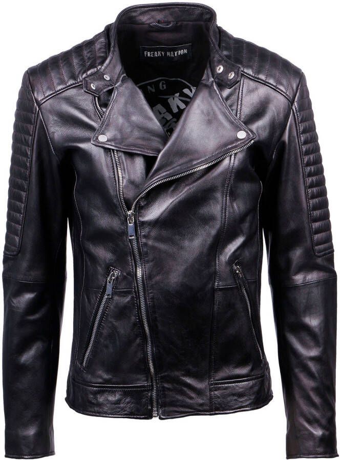 Freaky Nation Leren jack Crossover-FN