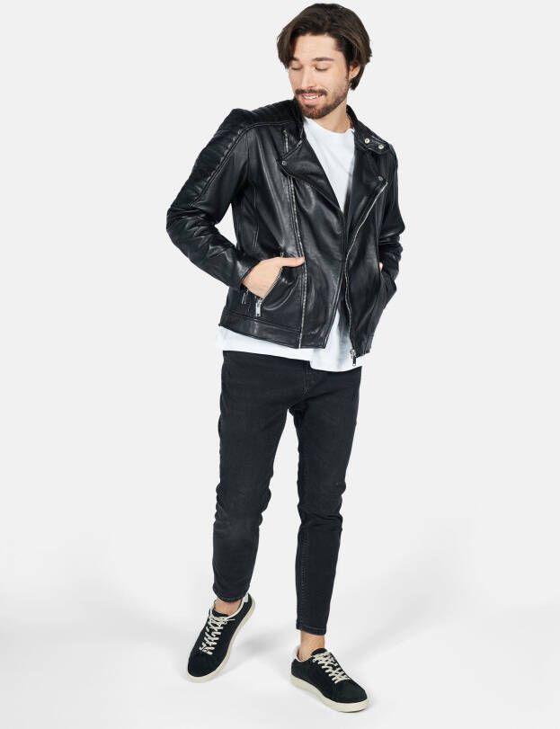 Freaky Nation Leren jack Crossover-FN