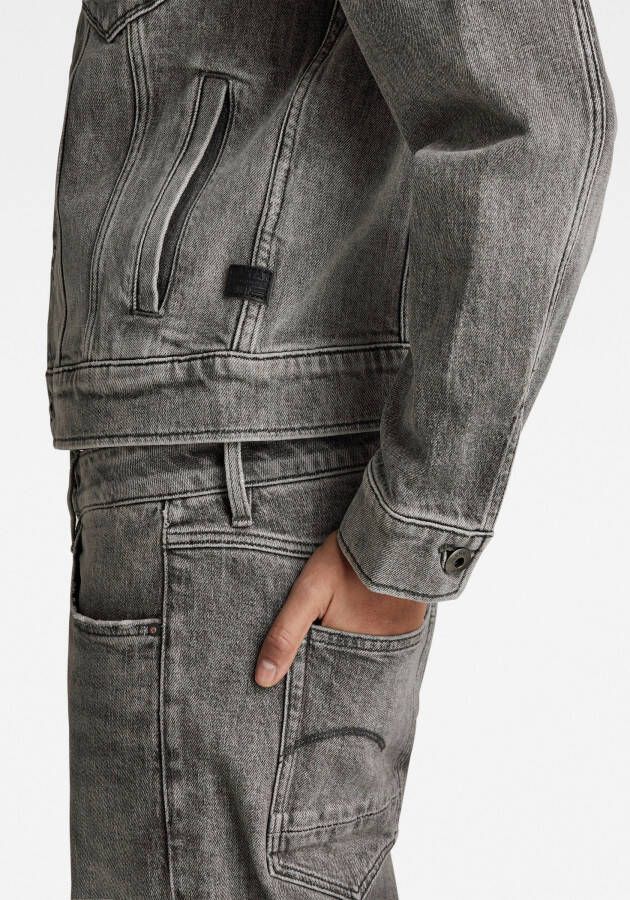 G-Star RAW Jeansjack Arc 3D Jacket met opgestikte klepzakken met lusknoopjes