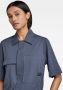 G-Star RAW Jumpsuit Army jersey s\s met elastische band en bindstrik - Thumbnail 4