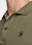 G-Star Slim Fit Polo met Geribbelde Kraag en Manchetten Green Heren - Thumbnail 7