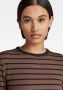 G-Star RAW Shirt met lange mouwen Long sleeve Slim rib 2.0 stripe l\s - Thumbnail 7