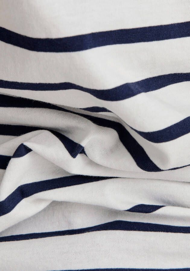 G-Star RAW Shirt met V-hals Eyben Slim Top met kleine -logoprint op borsthoogte