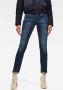 G-Star RAW Straight jeans Midge Saddle Straight 5-pocketsmodel met markante stiknaden - Thumbnail 12