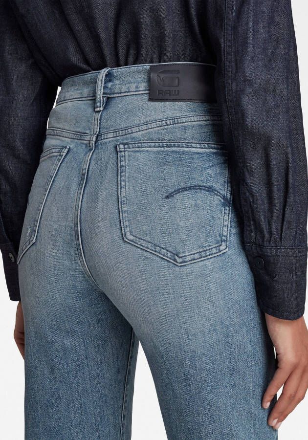 G-Star RAW Straight jeans Tedie Ultra High Straight authentieke wassing met used-effecten