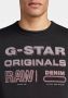 G-Star RAW Originals Stamp Sweater Zwart Heren - Thumbnail 3