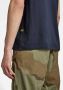 G-Star RAW Base-S V-Hals T-Shirt Donkerblauw Heren - Thumbnail 3
