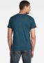 G-Star RAW Base-S T-Shirt Midden blauw Heren - Thumbnail 3