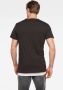 G-Star T-shirt met korte mouwen Holorn r t Black Heren - Thumbnail 4