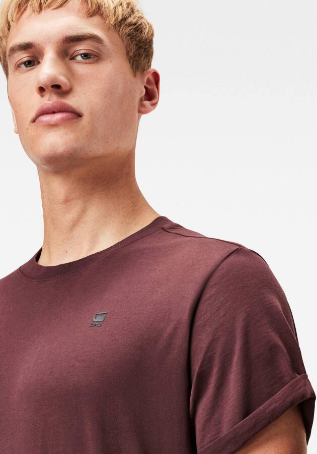G-Star RAW T-shirt Lash met kleine logo stitching