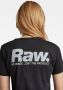 G-Star RAW T-shirt Nysid RAW. slim r t wmn met logo zwart - Thumbnail 5