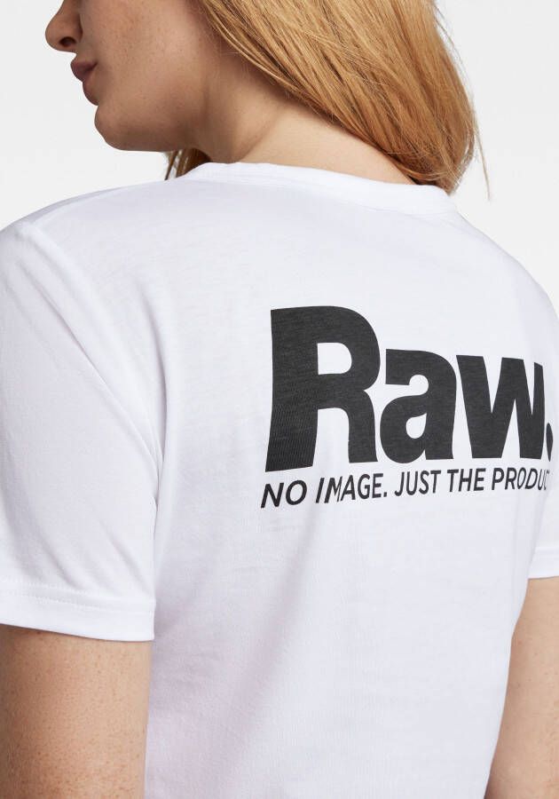 G-Star RAW T-shirt Nysid met grote print op de rug