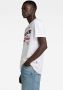 G-Star RAW Old Skool Originals T-Shirt Wit Heren - Thumbnail 4