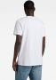 G-Star RAW Old Skool Originals T-Shirt Wit Heren - Thumbnail 5