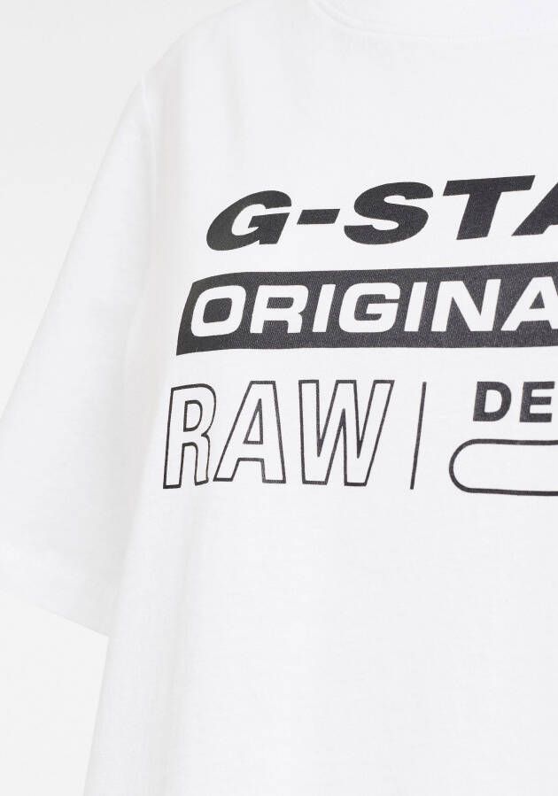 G-Star RAW T-shirt Originals label regular met frontprint