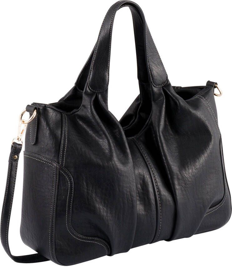 Gabor Shopper KATALINA Zip tote bag L met goudkleurige details