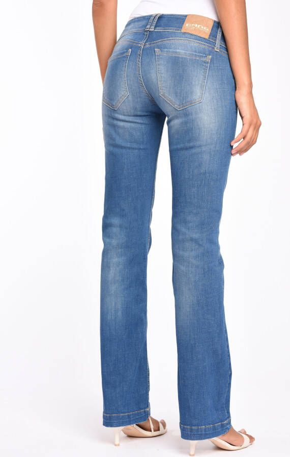 GANG Bootcut jeans 94FIONA met fadeout-effecten