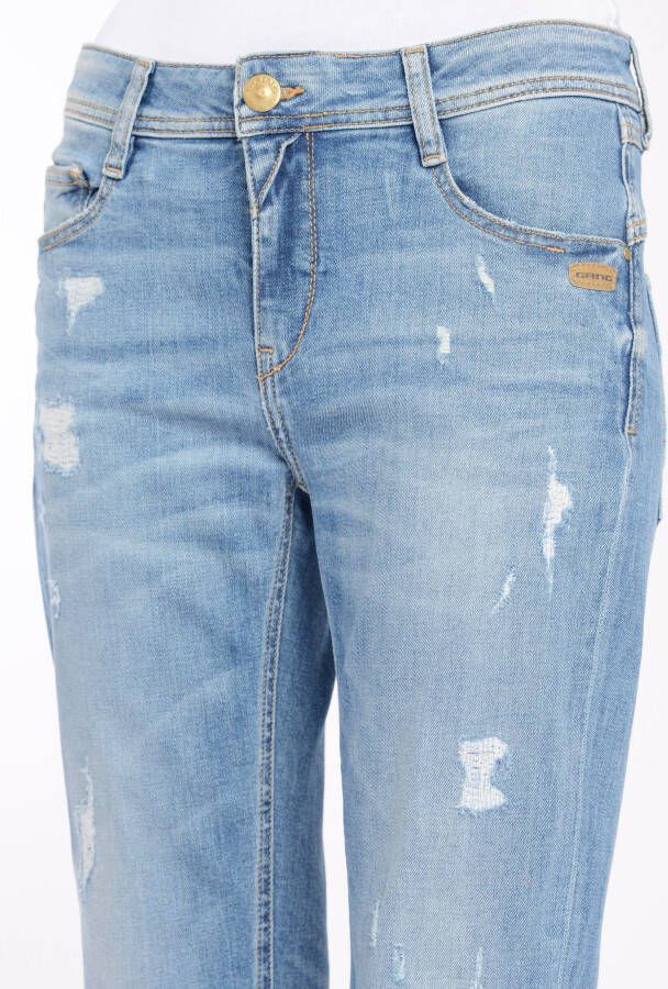 GANG Destroyed jeans 94AMELIE met destroyed-effecten
