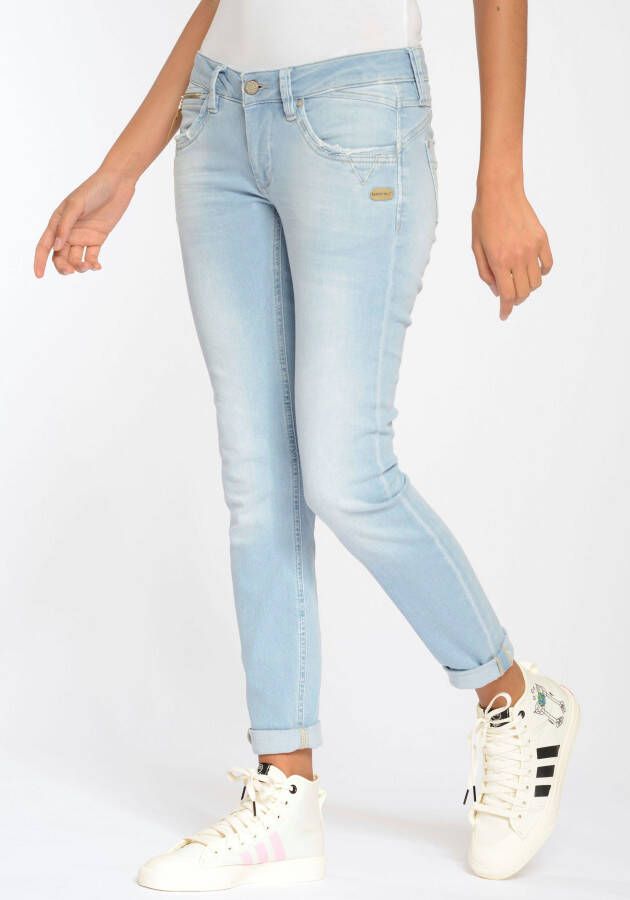 GANG Skinny fit jeans 94NIKITA Muntzakje met ritssluiting en V-vormige inzetstukken op de zakken