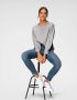 GANG Skinny fit jeans 94Medina met stijlvolle half open knoopsluiting - Thumbnail 11