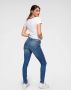 GANG Skinny fit jeans 94Medina met stijlvolle half open knoopsluiting - Thumbnail 12