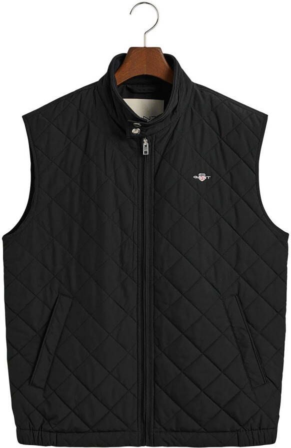 Gant Bodywarmer QUILTED WINDCHEATER VEST met wattering van gerecycled polyester