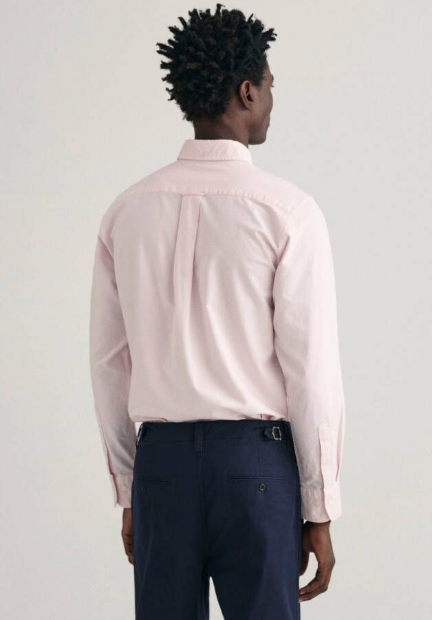 Gant Businessoverhemd Regular fit Oxford overhemd gestructureerd duurzaam dikker