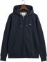 Gant Capuchonsweatvest REG SHIELD FULL ZIP HOODIE met logoborduursel op borsthoogte - Thumbnail 5