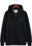 Gant Capuchonsweatvest REG SHIELD FULL ZIP HOODIE met logoborduursel op borsthoogte - Thumbnail 5