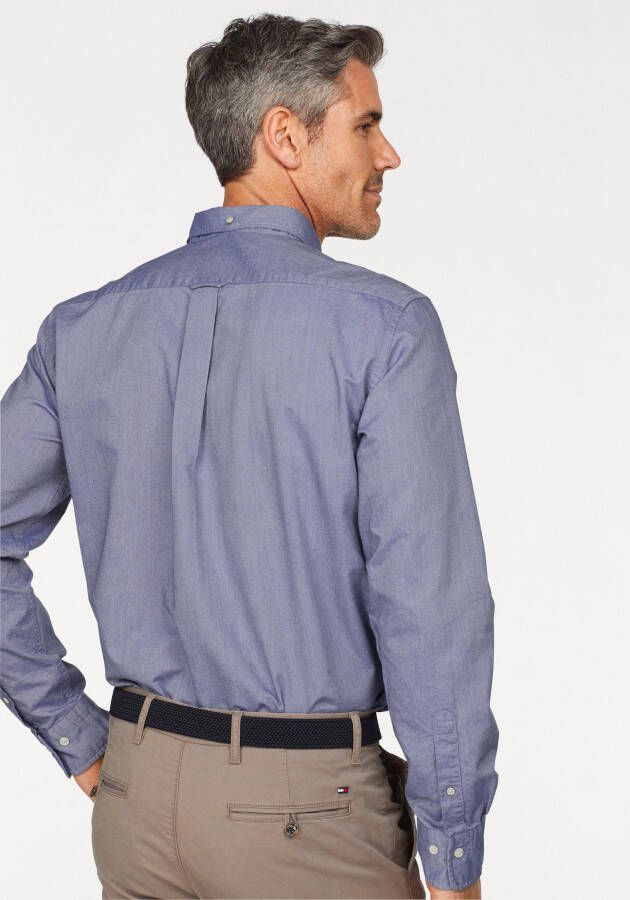 Gant Overhemd met lange mouwen Oxford met logoborduursel op de borstzak